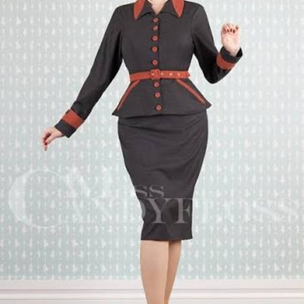 Miss Candyfloss Corrine Terra Pencil Dress